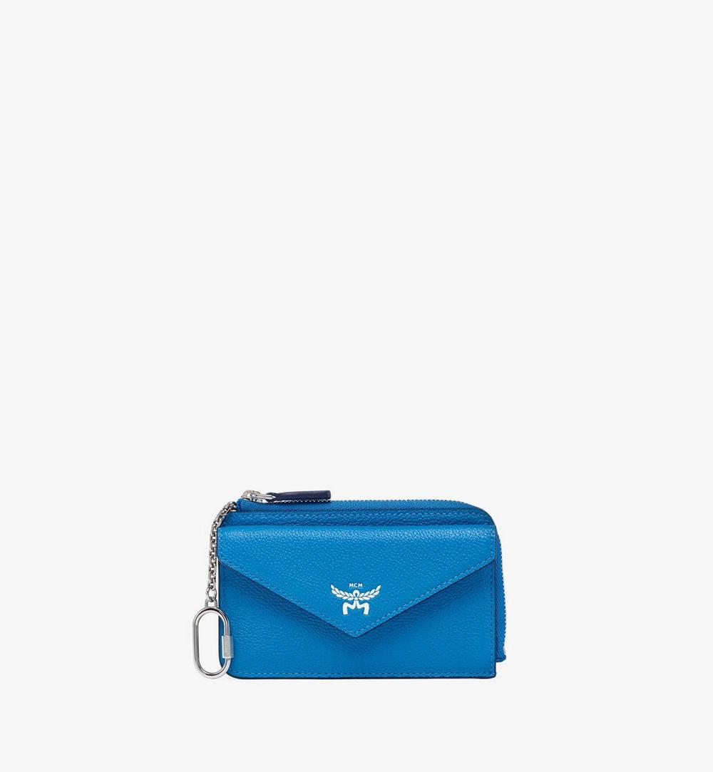 Himmel Zip Around Card Case in Embossed Leather 1